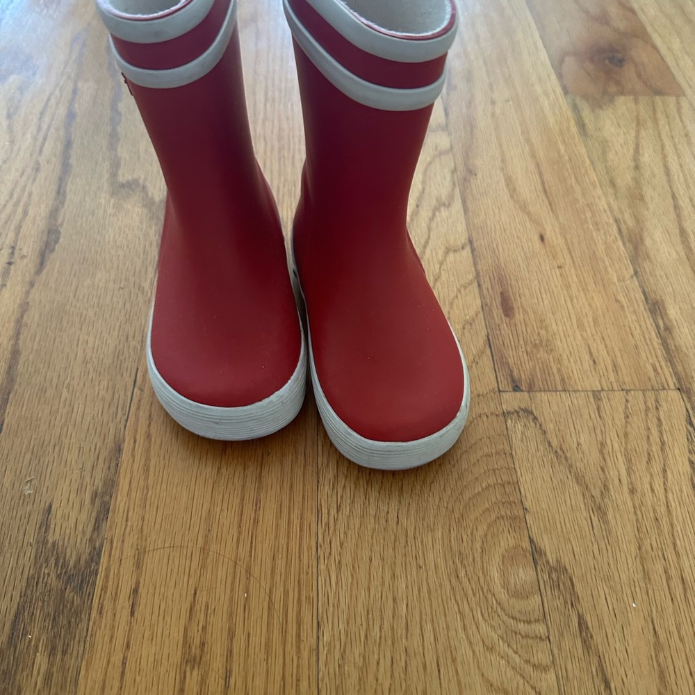 Aigle Red Kids Rain Boots EU 22